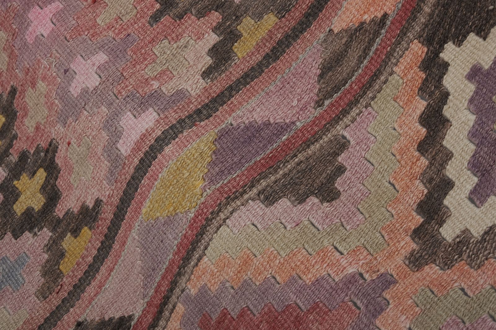 Turkish Handmade Stair Kilim Runner 2'4'' X 22'10'' photo Textiles