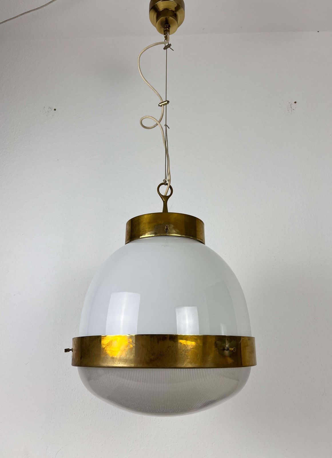 Large Delta Ceiling Lamp By Sergio Mazza For Artemide, 1960s