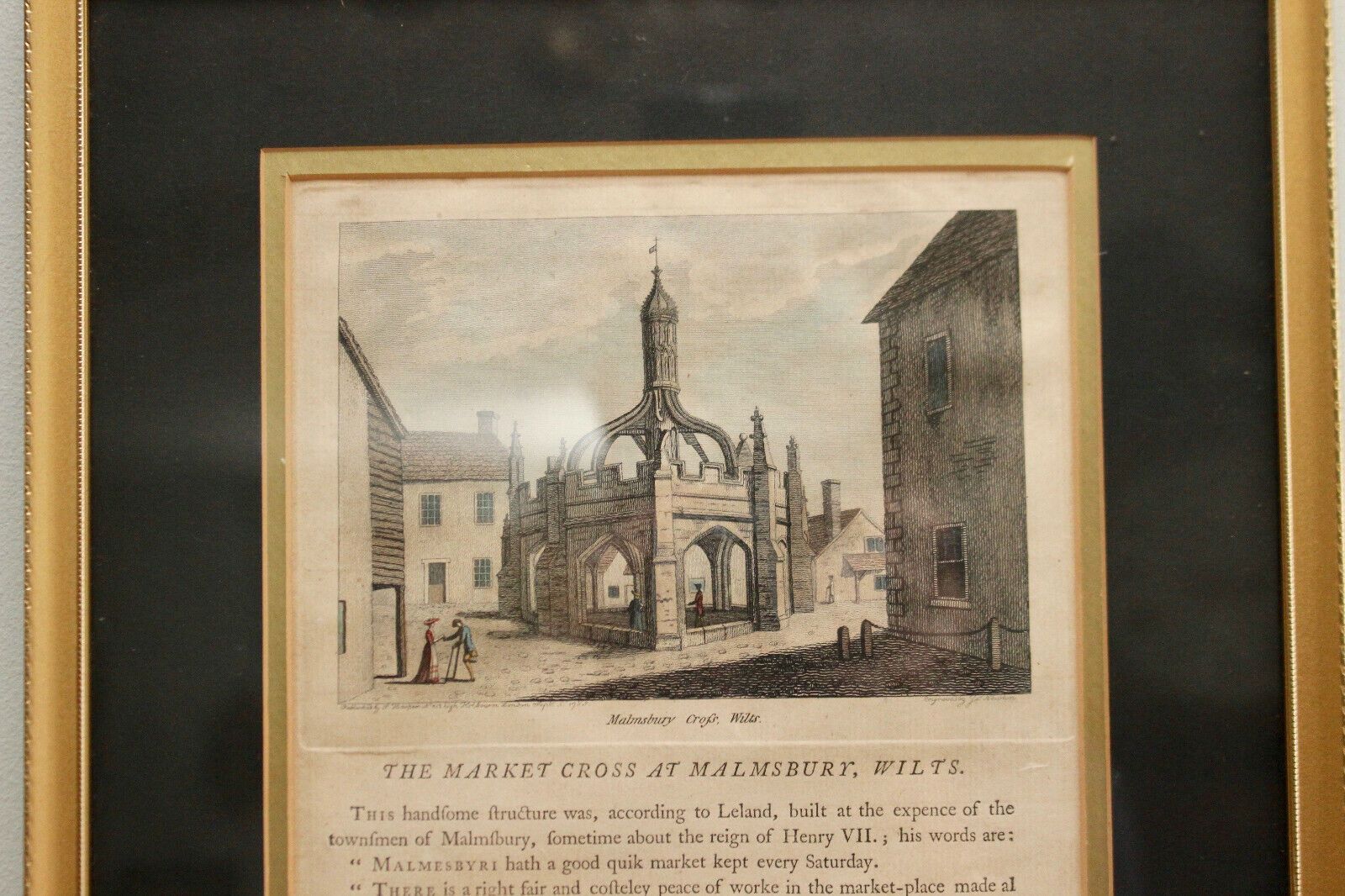 The Antiquities Of England & Wales, Francis Grose, Malmsbury Market Cross, 1772 photo for sale