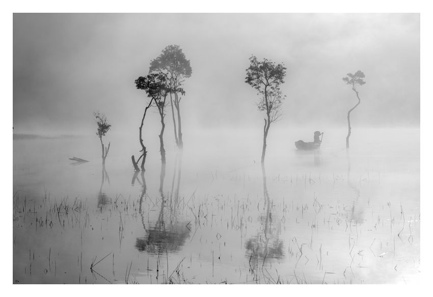 Misty Lake 20x24"  Silver Gelatin Fibre Print