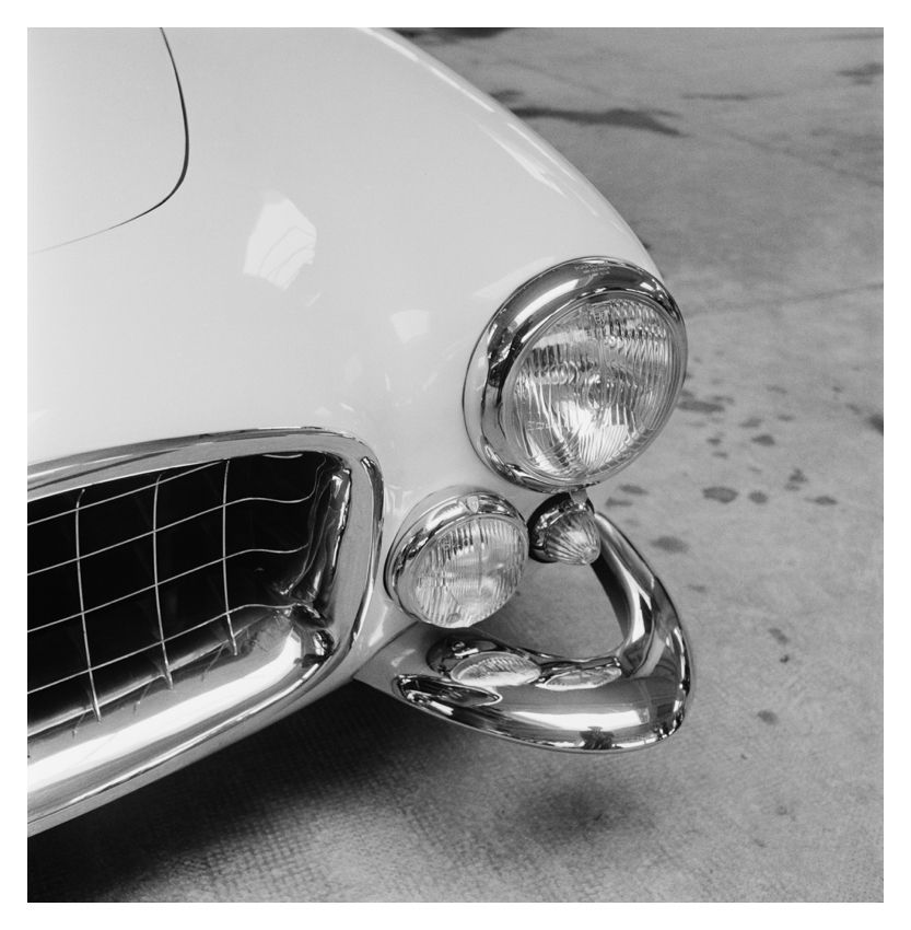 Maserati Bumper 30x30" Silver Gelatin Fibre Print