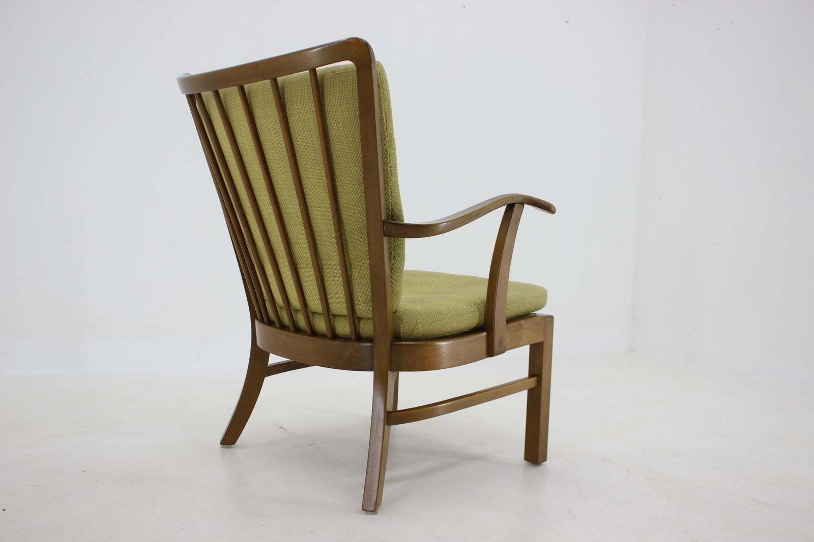1940s Fritz Hansen Beech Armchair By Soren Hansen Model 1628 , Denmark photo buy