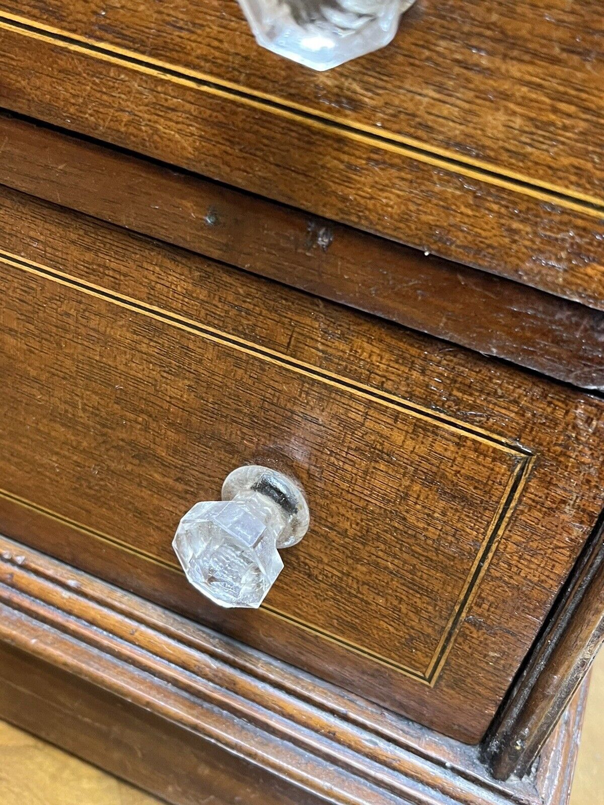Victorian Set Of Table Top Jewellery/ Collectors Drawers. photo vinterior