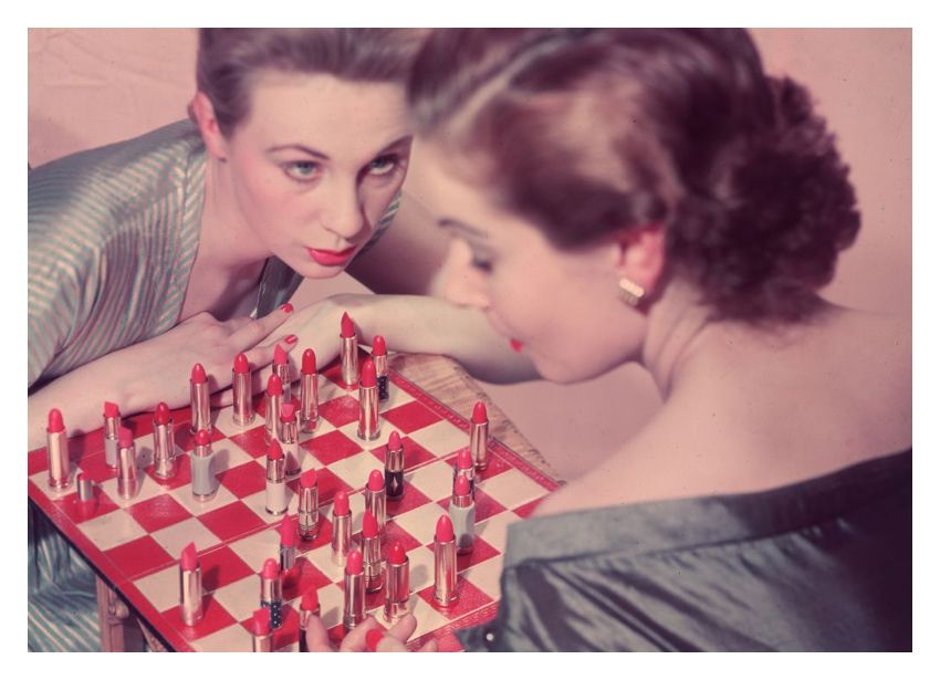 Lipstick Check 12x16" Archival Pigment Print
