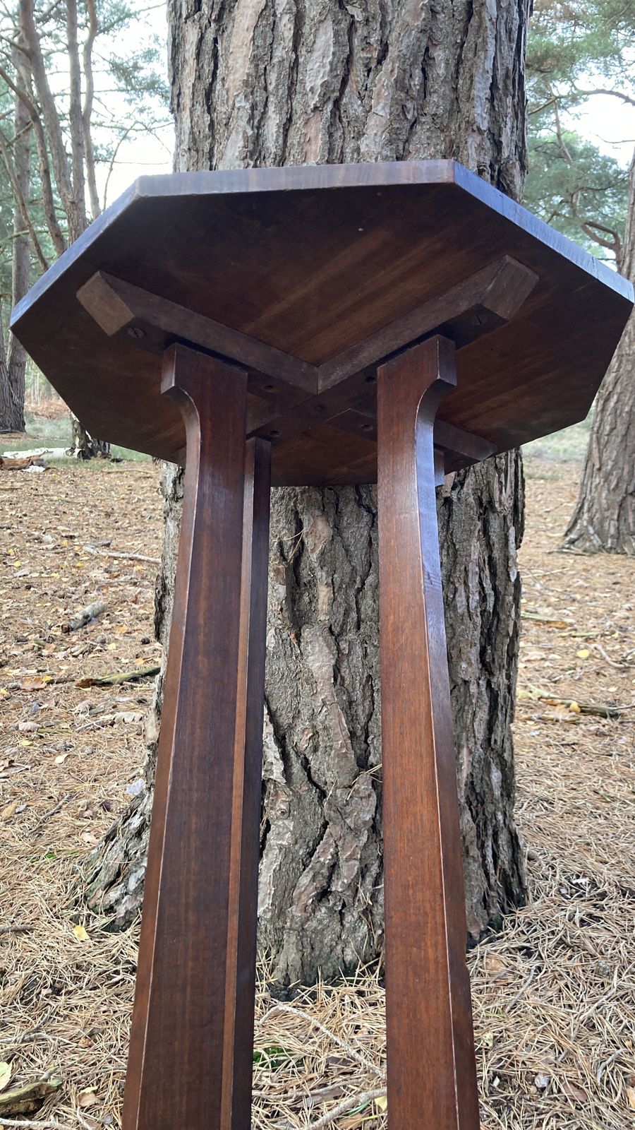 Cotswold School Octagonal Rosewood Occasional Or Lamp Table, Circa 1900 photo vintage