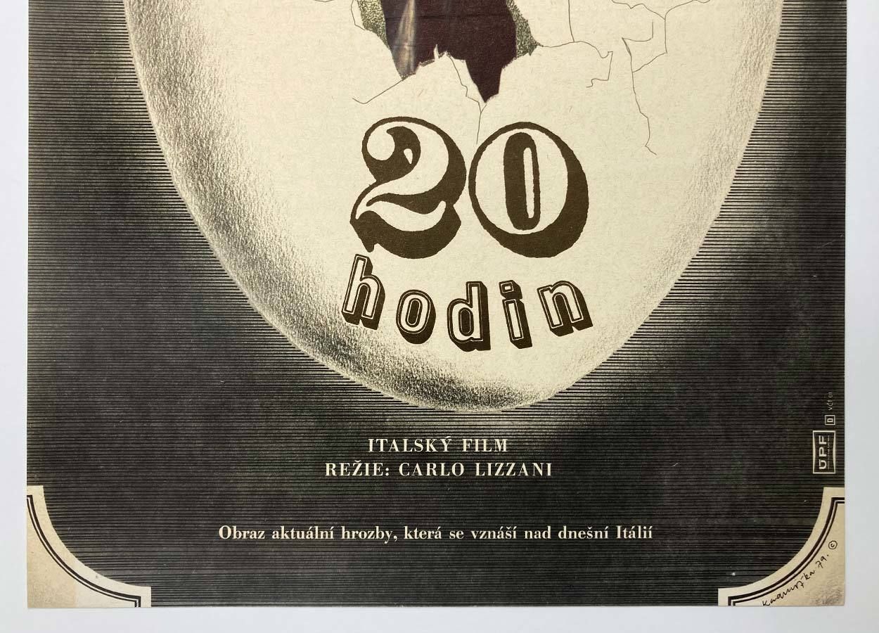 Original Film Poster, San Babila, Dimitrij Kadrnožka, 1979, Genuine Czech Vintage Print photo for sale