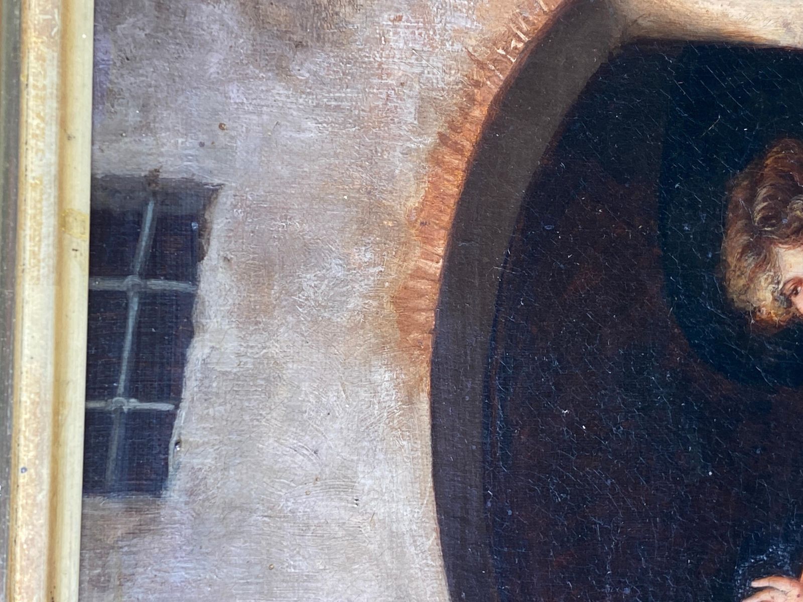 Authentic 19th Century Oil Painting, Italy, Attributed To Guiseppe Guzzardi photo vinterior