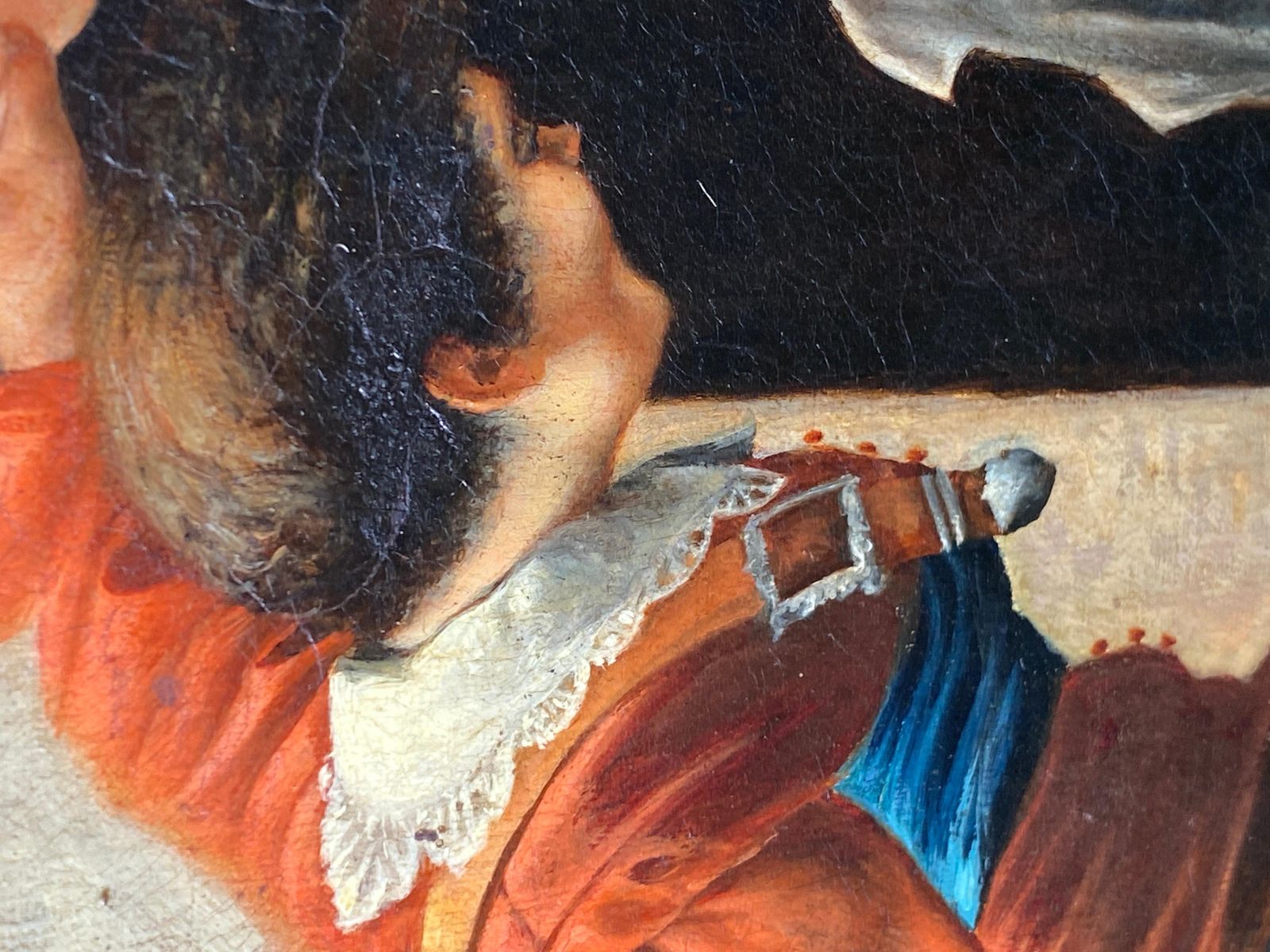 2764.0 Authentic 19th Century Oil Painting, Italy, Attributed To Guiseppe Guzzardi photo