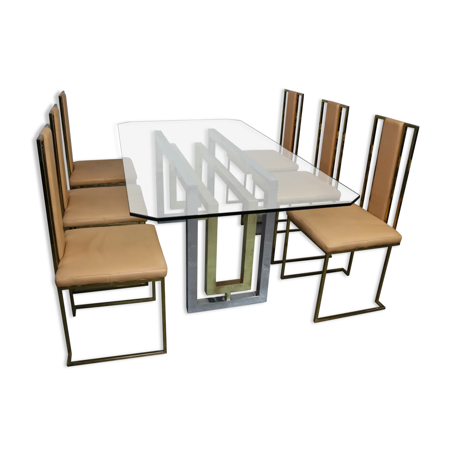 Italian Dining Room Set By Renato Zevi From The 70s
