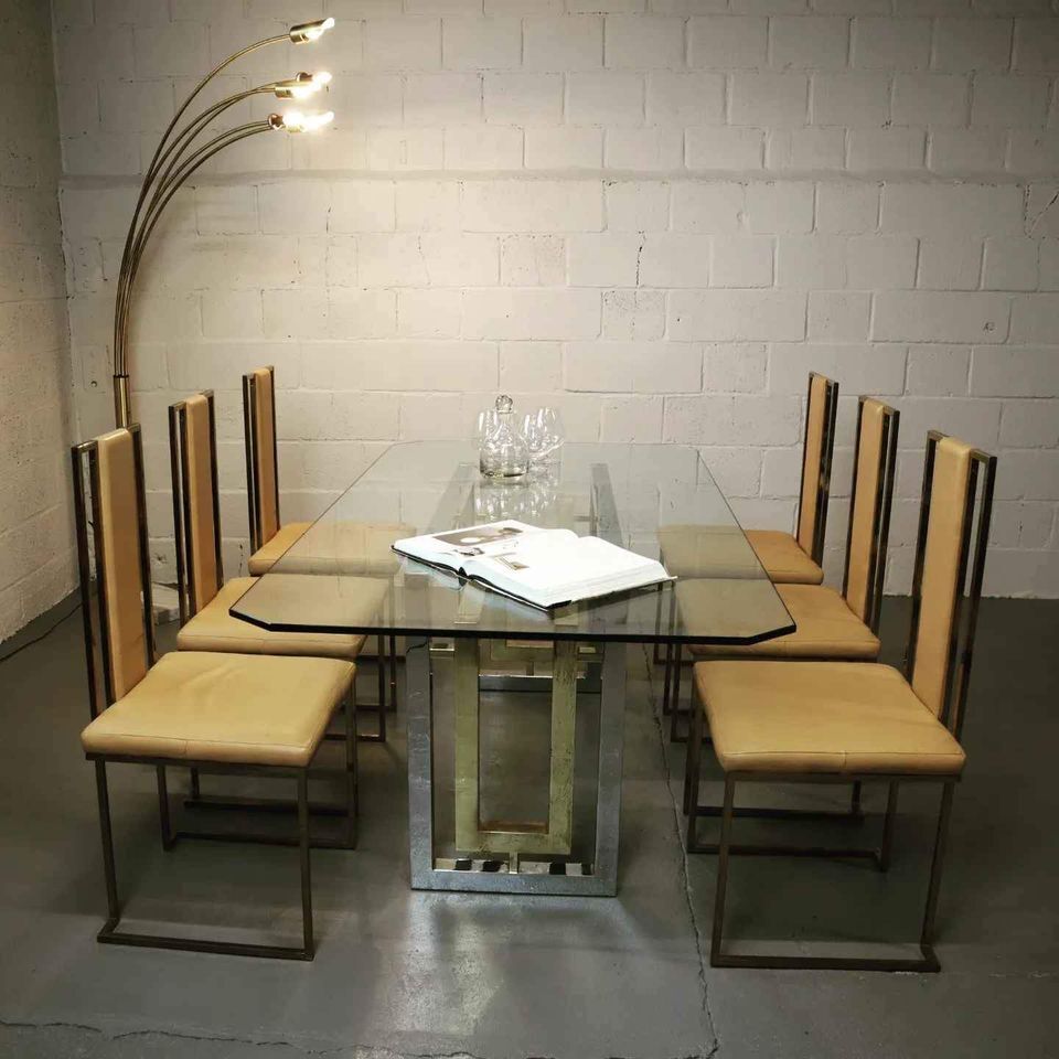 Italian Dining Room Set By Renato Zevi From The 70s photo 2041.52