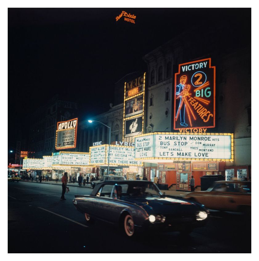 Broadway Movie Theatres 30x30" Archival Pigment Print