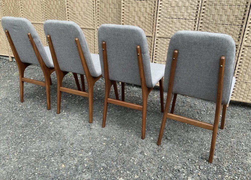 Dining Chairs Designed By Greaves & Thomas For Schreiber, 1960s, Set Of 4 photo Furniture