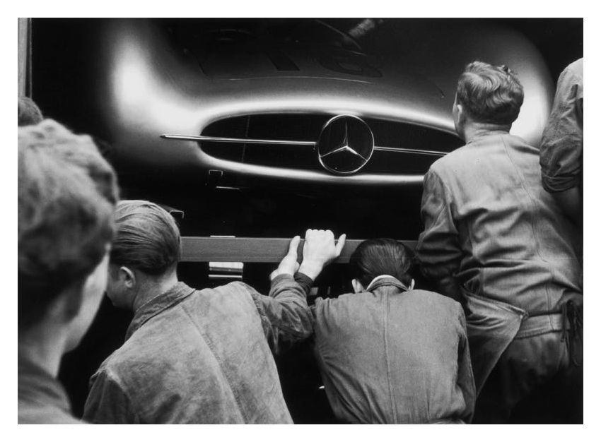 Mercedes Inspection 10x12" Silver Gelatin Fibre Print