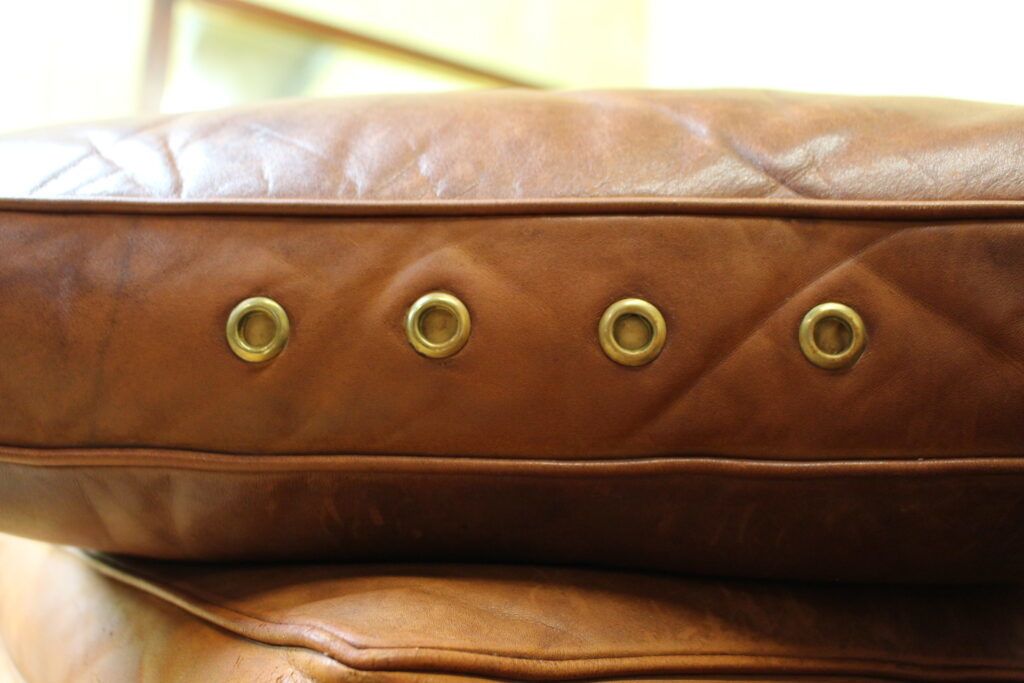 Classic Ole Wanscher Danish Leather Sofa 1940’s/50’s In Vintage Condition photo Furniture