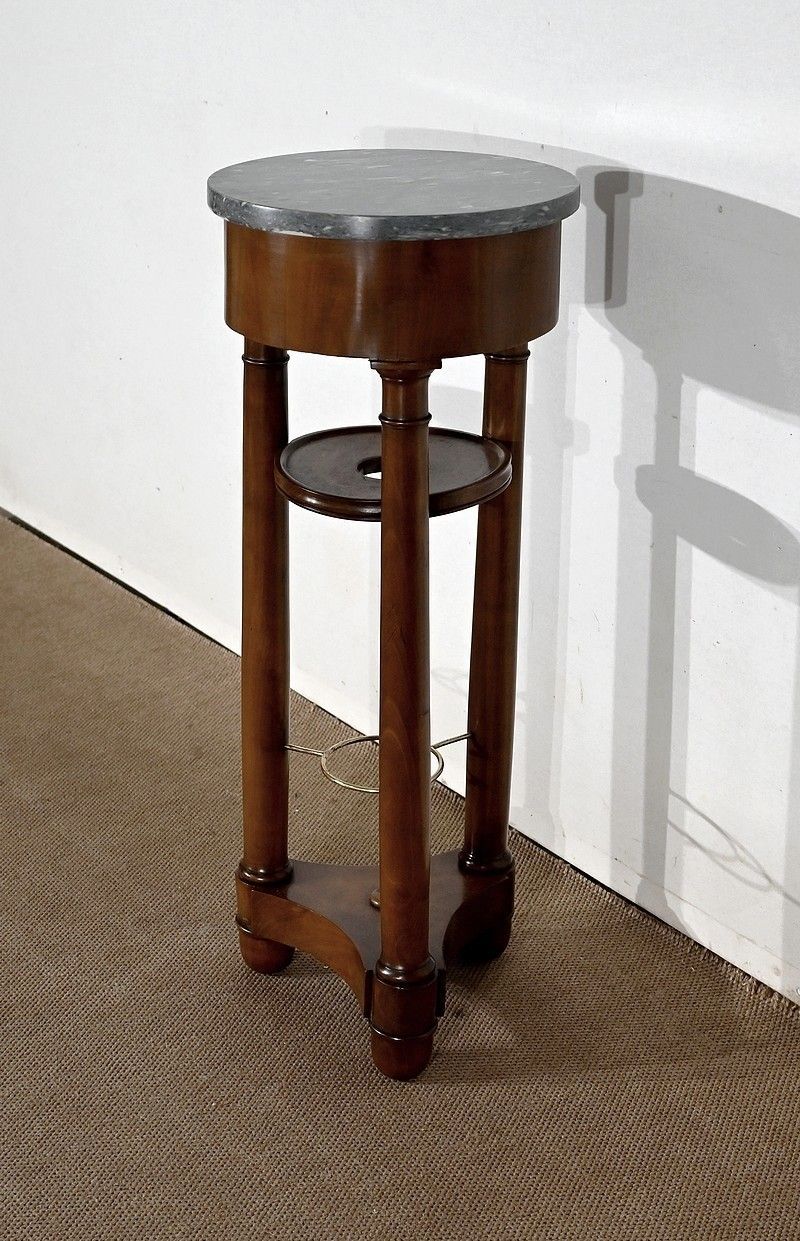 Small Pedestal Table Called "Athenian" In Red Cherry, Empire Period, Early 19th Century photo furniture