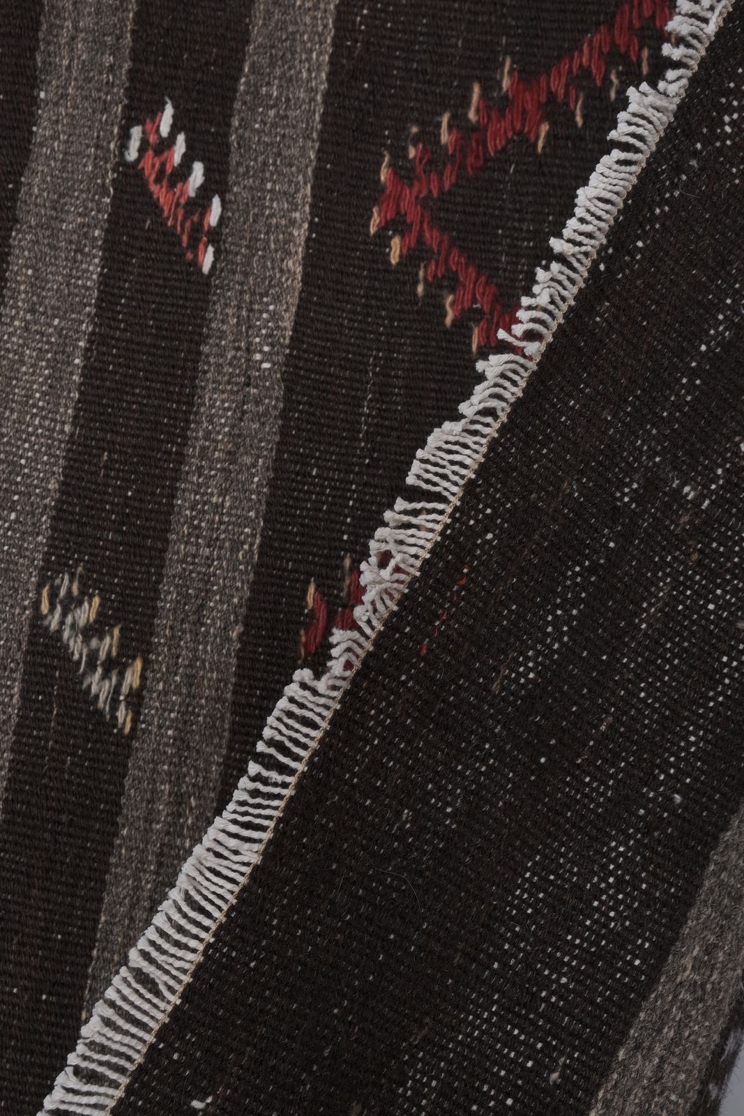 photo for sale Vintage Goat Hair Turkish Flat Weave Kilim 7'5'' X 10'8''