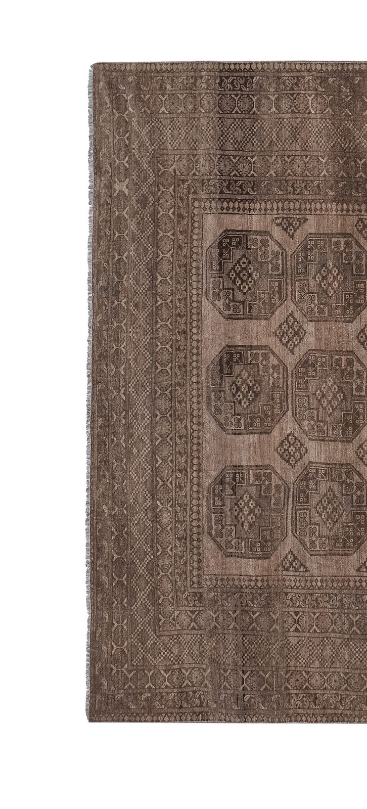 Handknotted Tribal Afghan Turkomen Ersari Village Rug photo furniture