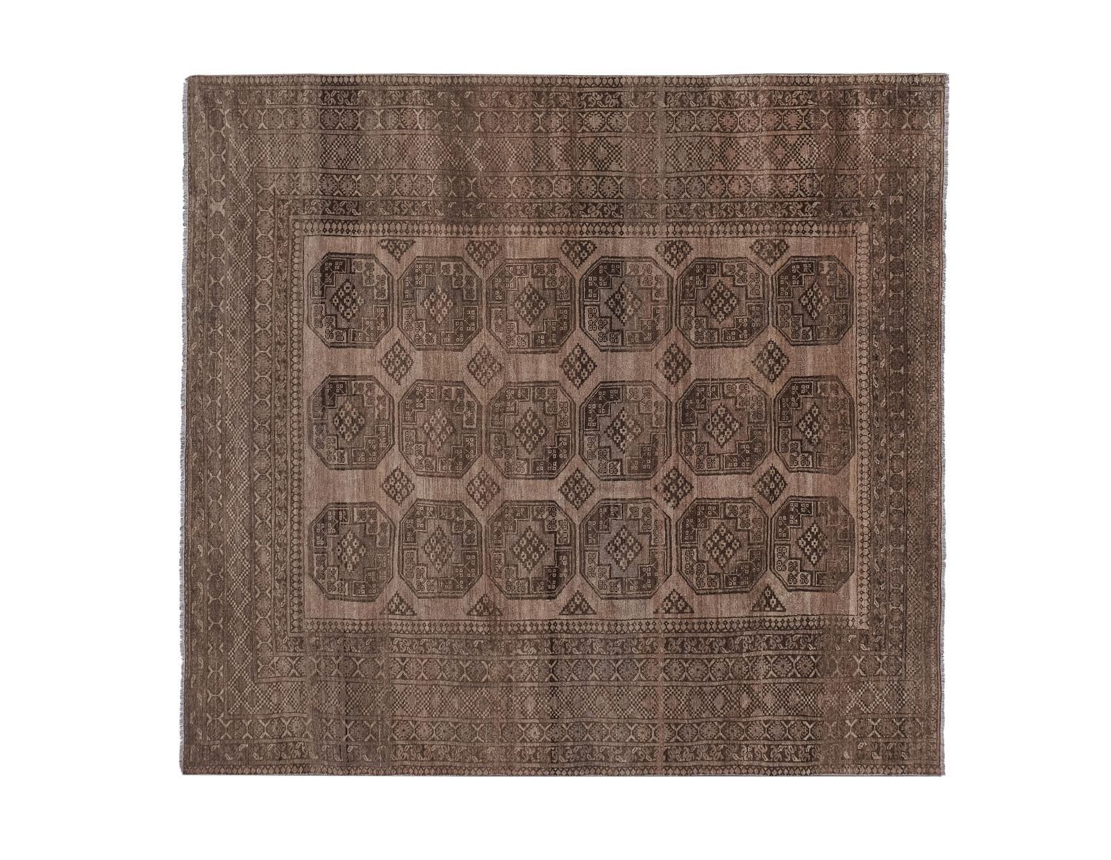 Handknotted Tribal Afghan Turkomen Ersari Village Rug photo buy