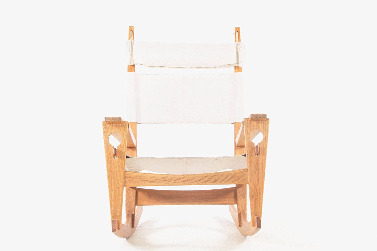 Rocking Chair "Keyhole Chair" By Hans Wegner For Getama, Ge 673 photo furniture