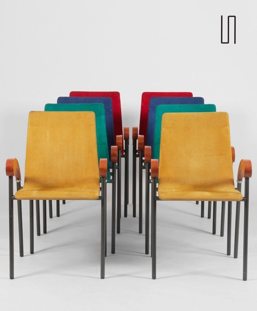 Suite Of 8 Pigalle Chairs By Caramia For Xo, 1990