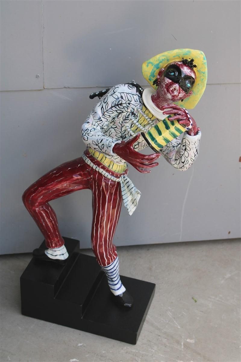 Otello Rosa Venetian Carnival Mask Pantalone Sculpture For San Polo 1950s photo furniture
