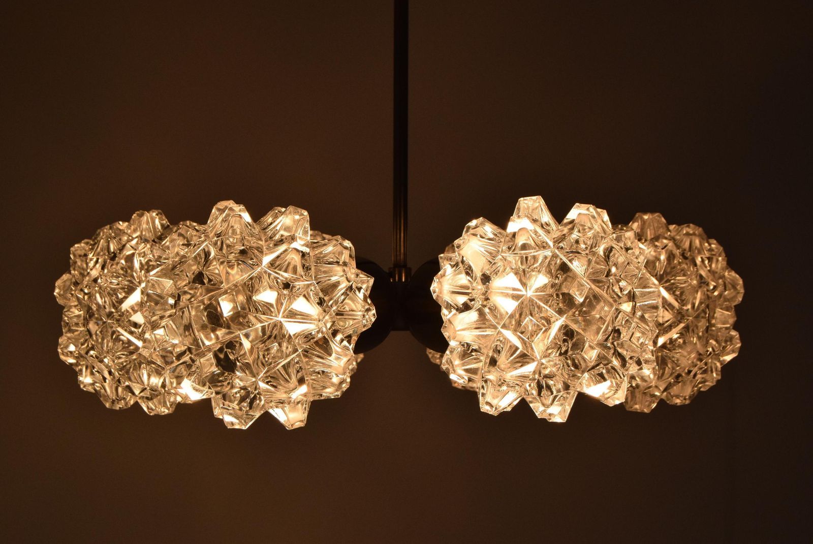 Set Of Two Chandeliers By Kamenicky Senov,1970's. photo vintage