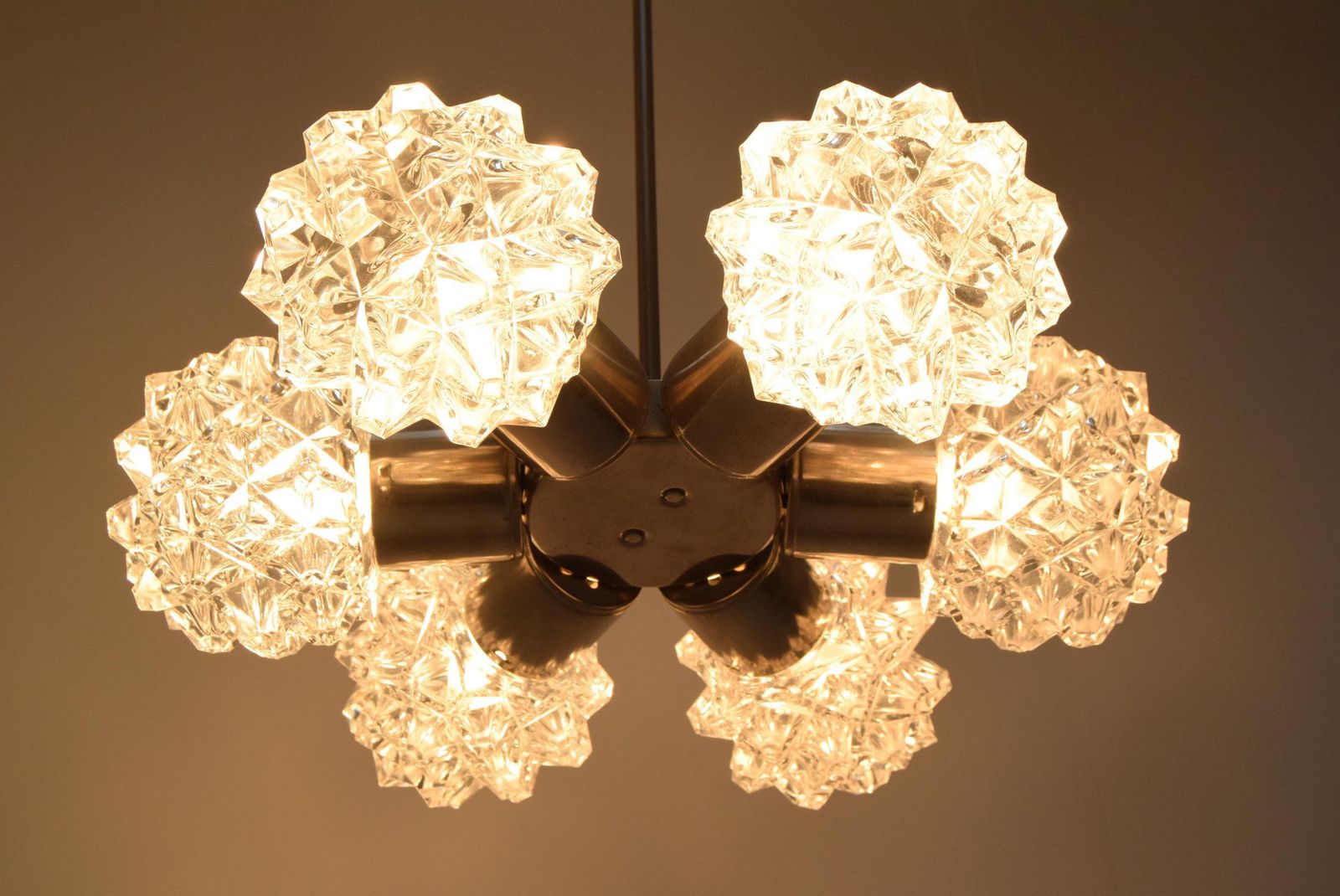 photo furniture Set Of Two Chandeliers By Kamenicky Senov,1970's.