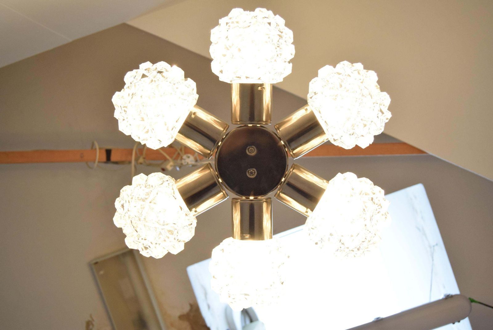 1102.0 Set Of Two Chandeliers By Kamenicky Senov,1970's. photo