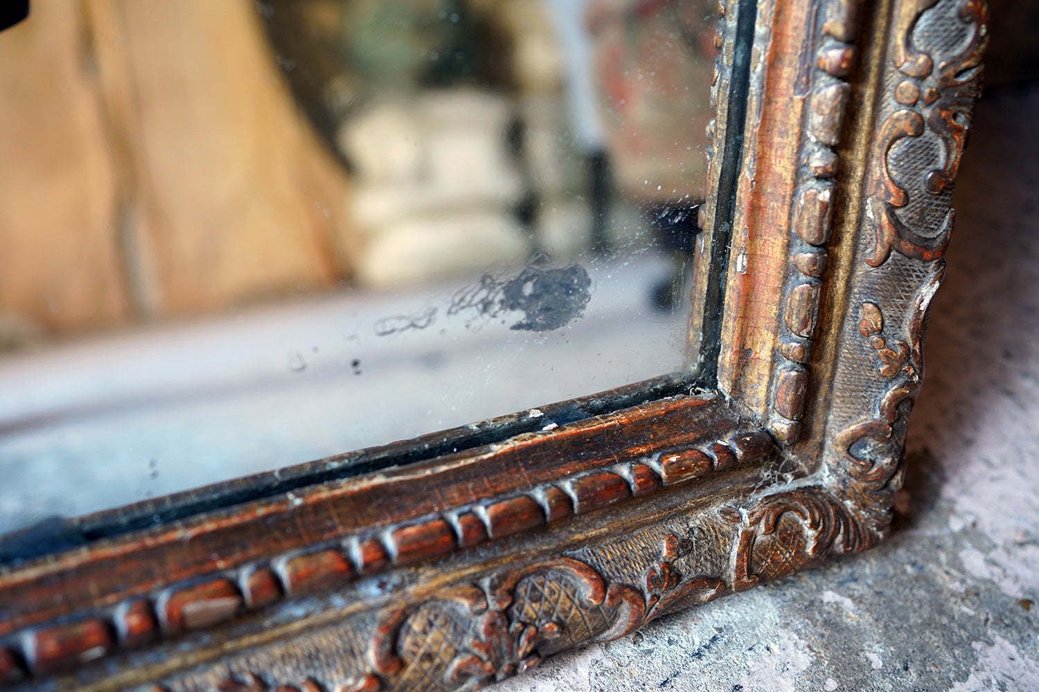Home Decor An Early 19thc Italian Gilt Gesso Wall Mirror C.1830 photo