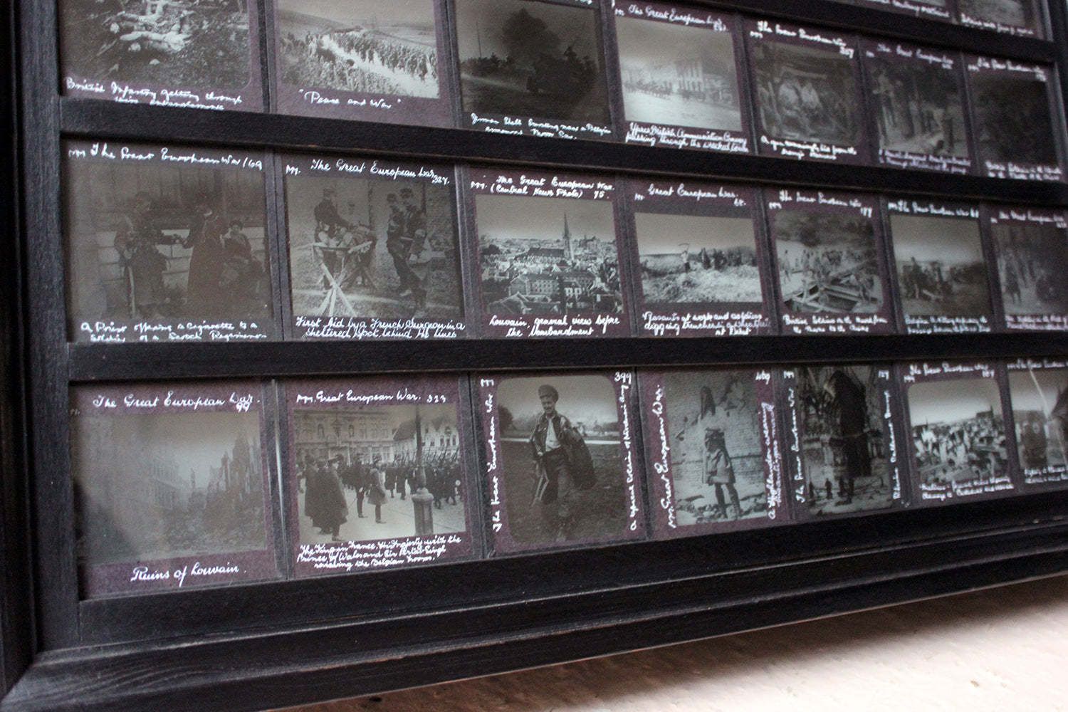 photo furniture A Unique Collection Of Forty Nine Light Box Framed Lantern Slides Of Wwi Interest C.1914 18