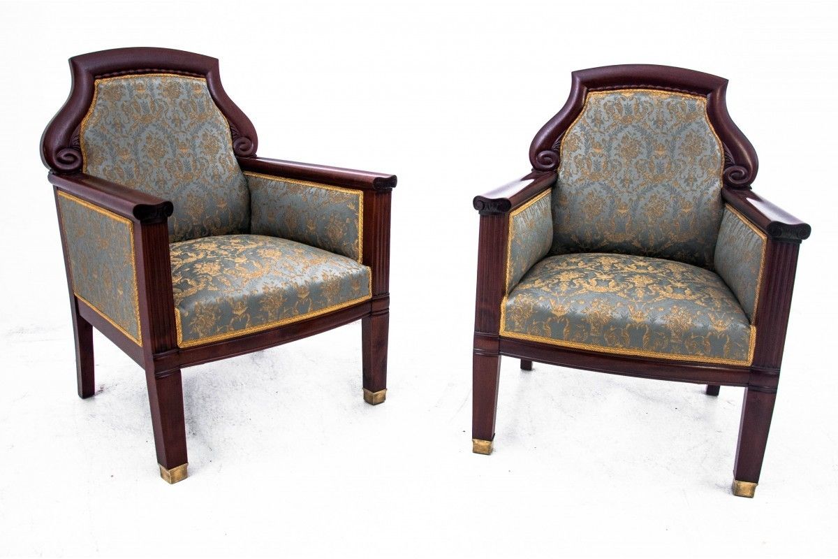 A Pair Of Armchairs, Northern Europe, Circa 1870. photo furniture