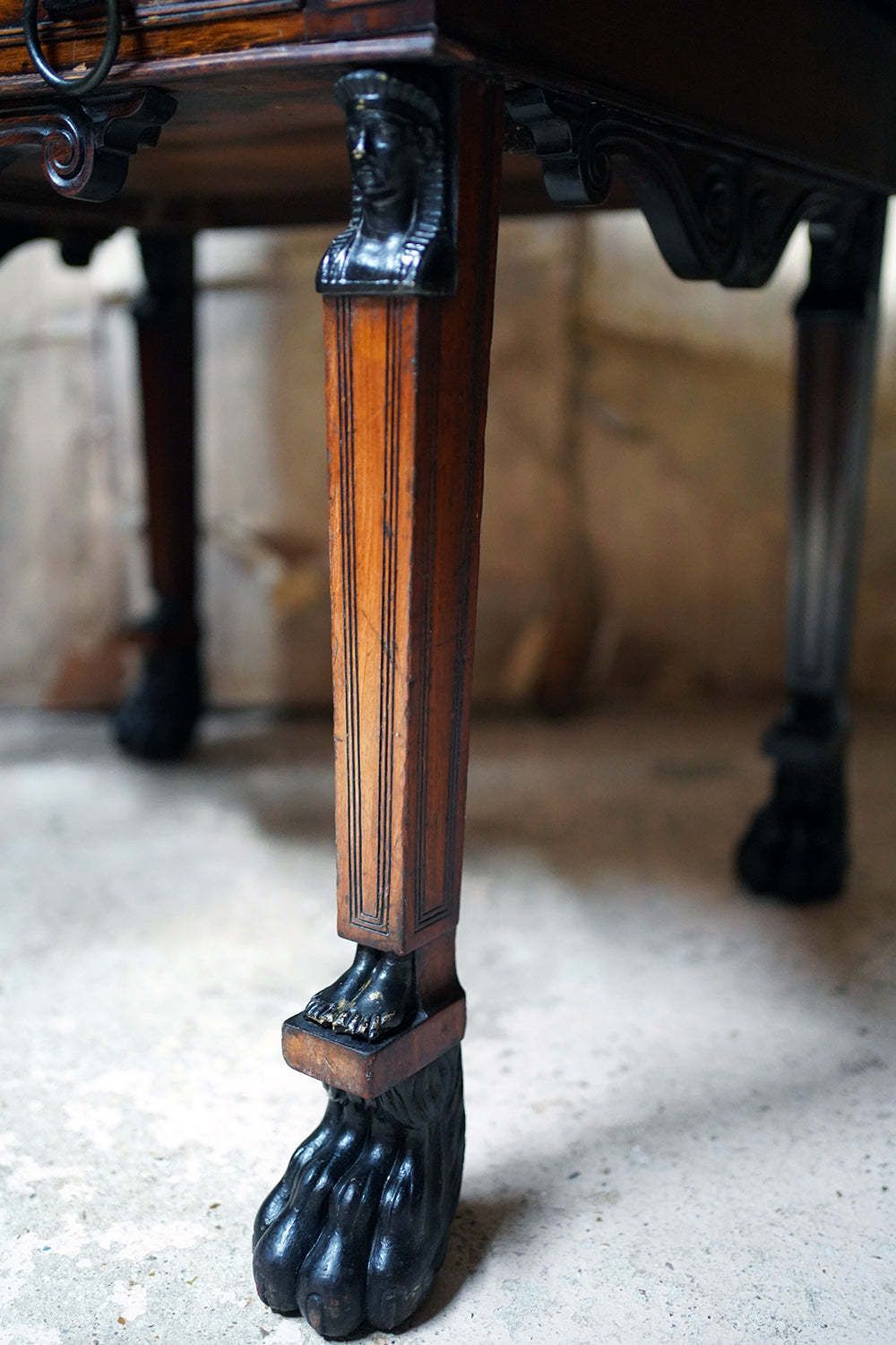 6500.0 A Regency Mahogany Writing Desk In The Manner Of Thomas Hope C.1805 10 photo