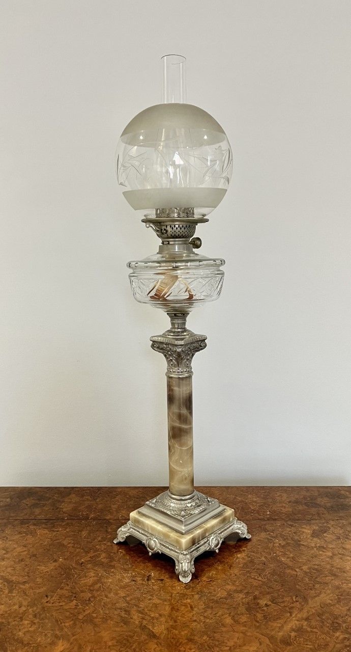 Edwardian Quality Oil Lamp
