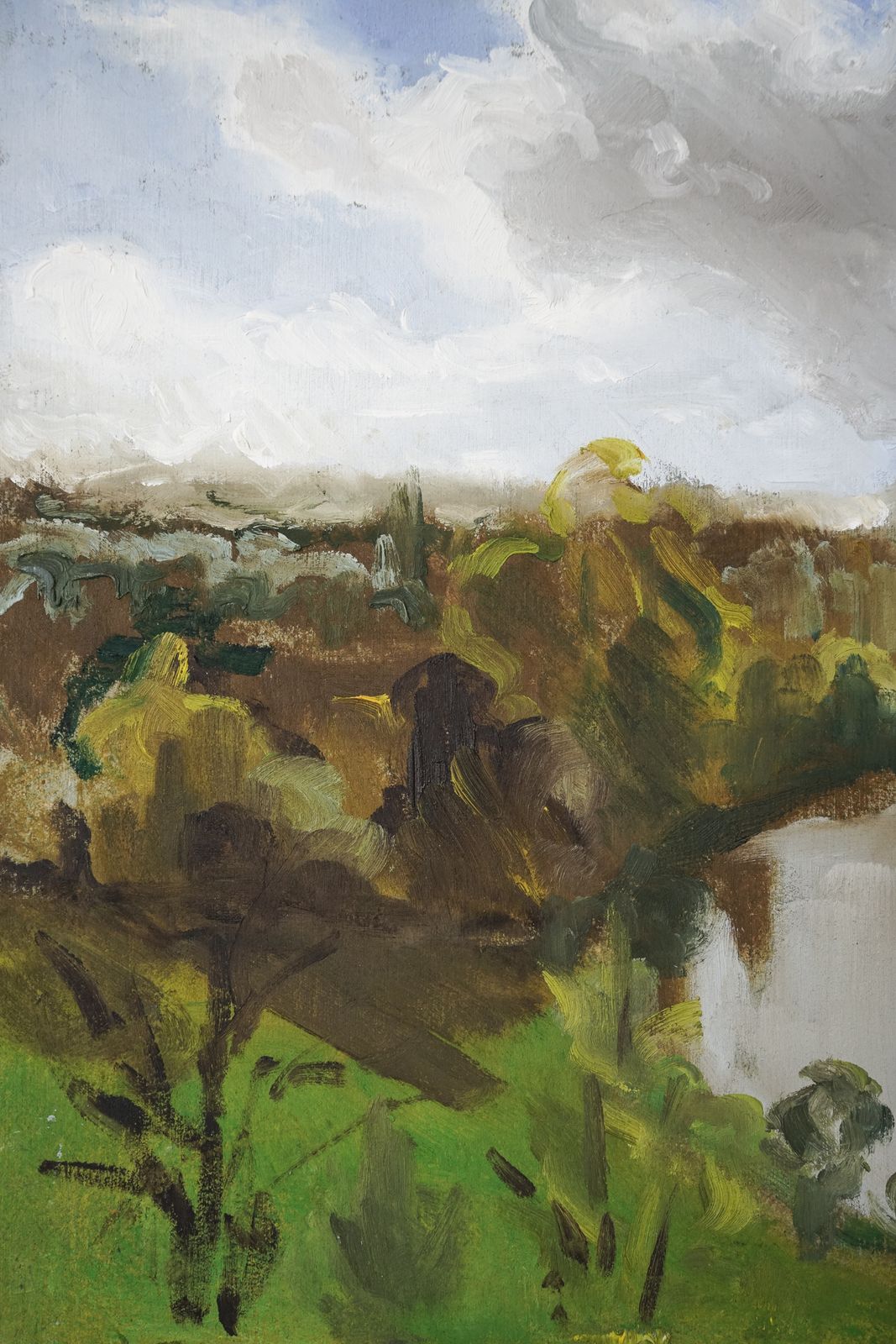Richmond Terrace – Plein Air Studie photo for sale