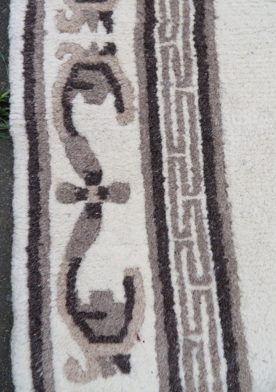 499.0 Antique Nepalese Rug. Inner Asia Autonomous Border Region. 170cm X 90cm. photo