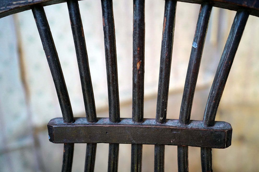 A Pair Of 19thc Irish Provincial Painted Side Chairs C.1840 photo Furniture