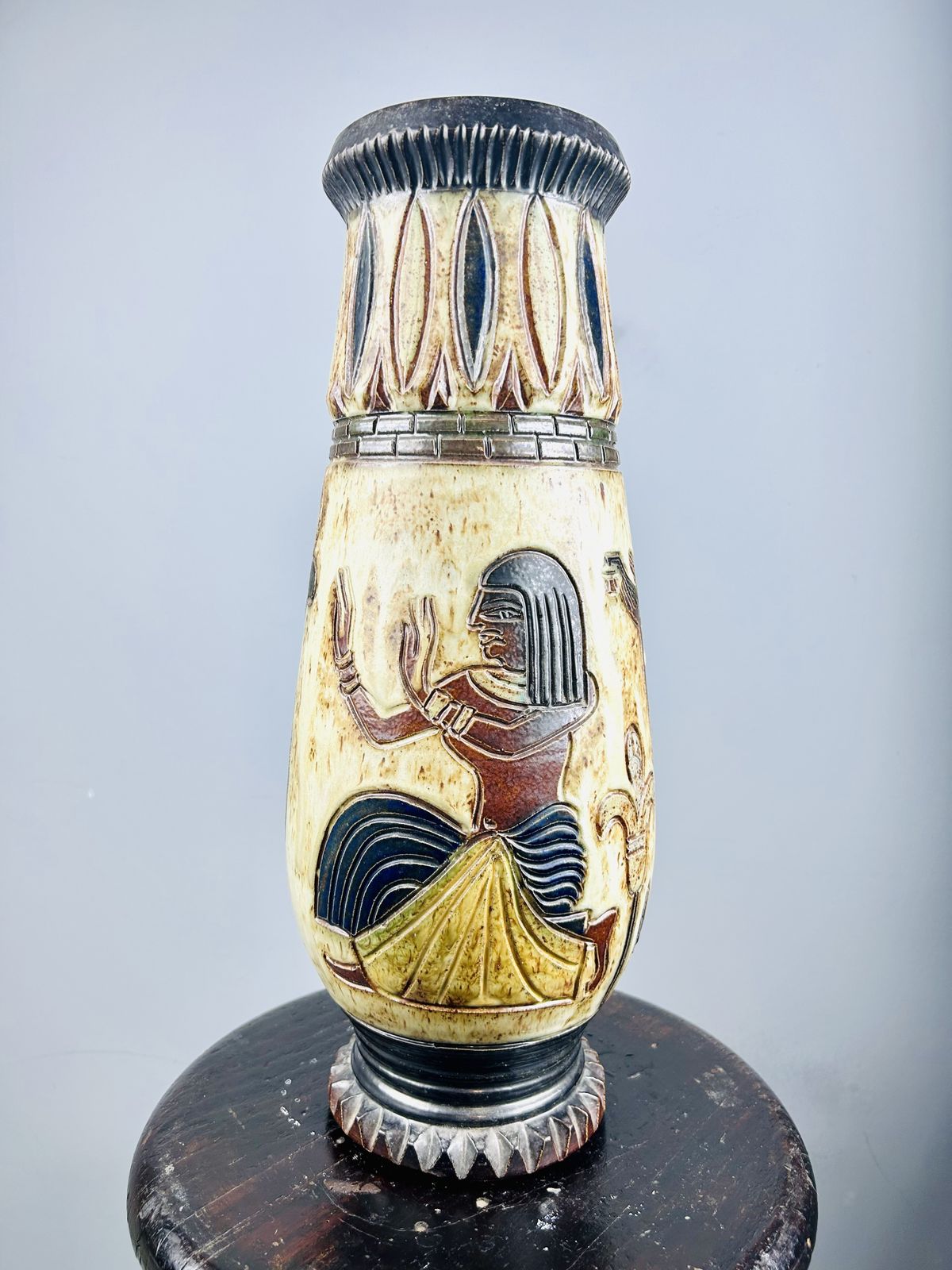 A Monumental And Early Egyptian Revival Vase By Roger  Guerin