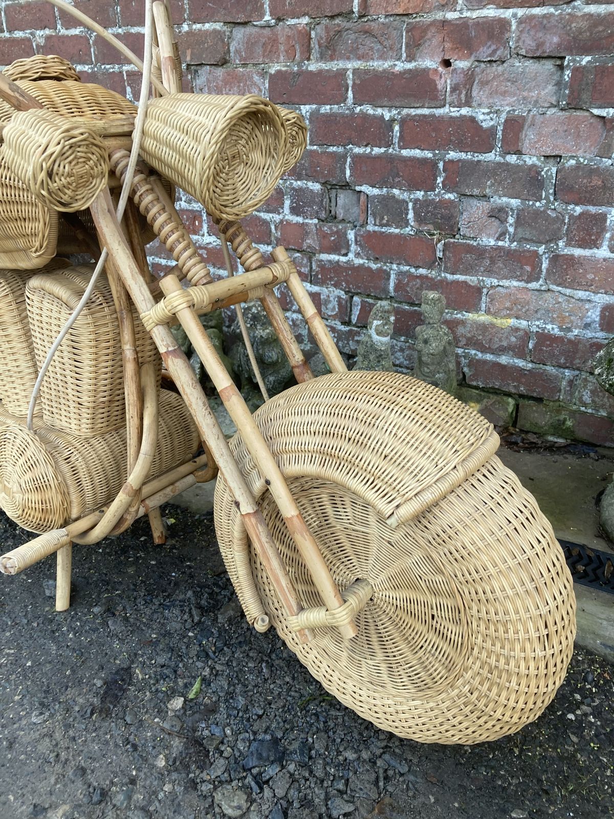 Harley Davidson Wicker Bike photo furniture