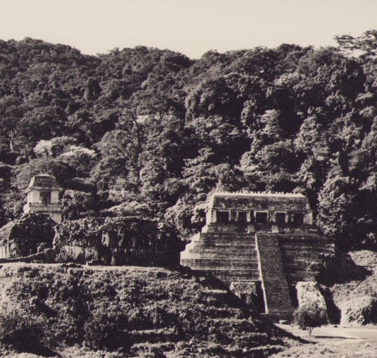 Hanna Seidel Mexico, Ruins, Maya, Black And White Photography, 1960s,17,3 X 23,2 Cm Ca. 1960s photo furniture