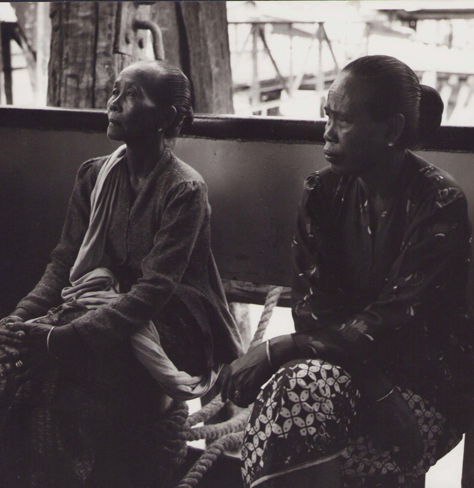 Hanna Seidel Suriname, People, Women, Black And White Photograph, 1960s, 24.5 X 24 Cm Circa 1960s