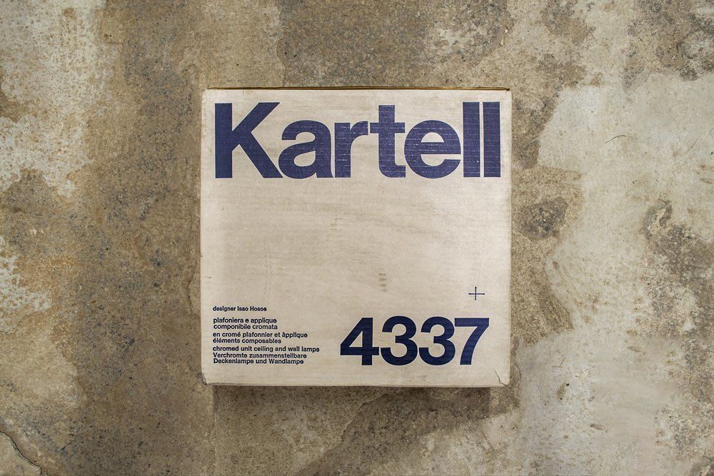 Wandlampen Nr. 4337 Van Isao Hosoe Voor Kartell, Italië, Jaren 1970 photo 808.08