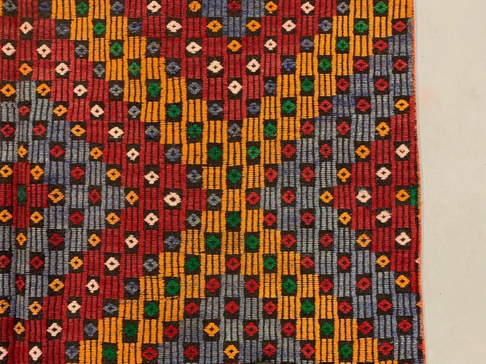 Large Vintage Turkish Kilim Rug 376x172 Cm Wool Jajim Kelim photo 475.0