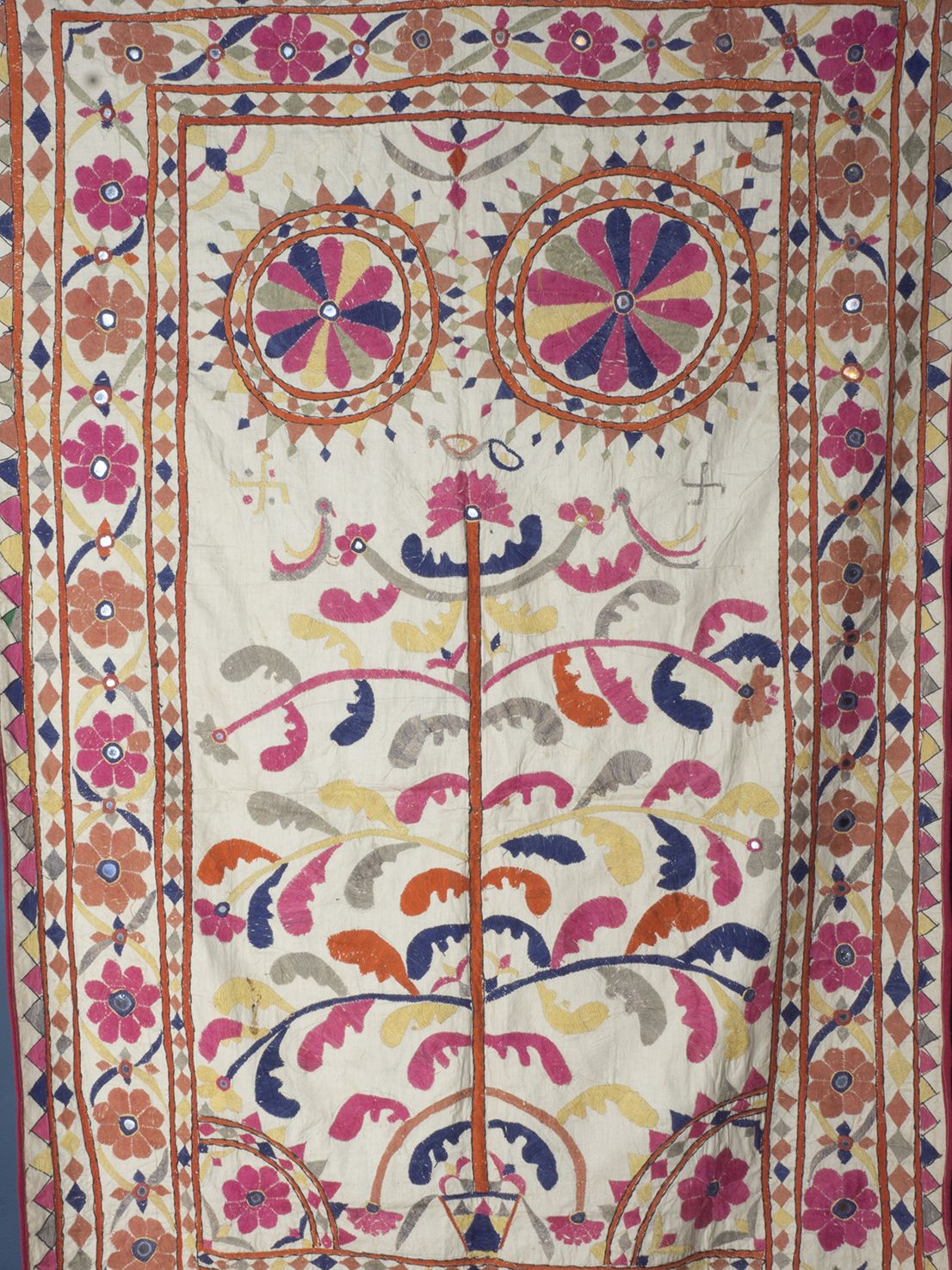 Embroidered Quilt Cover, Gujurat Early To Mid 20th Century photo Textiles