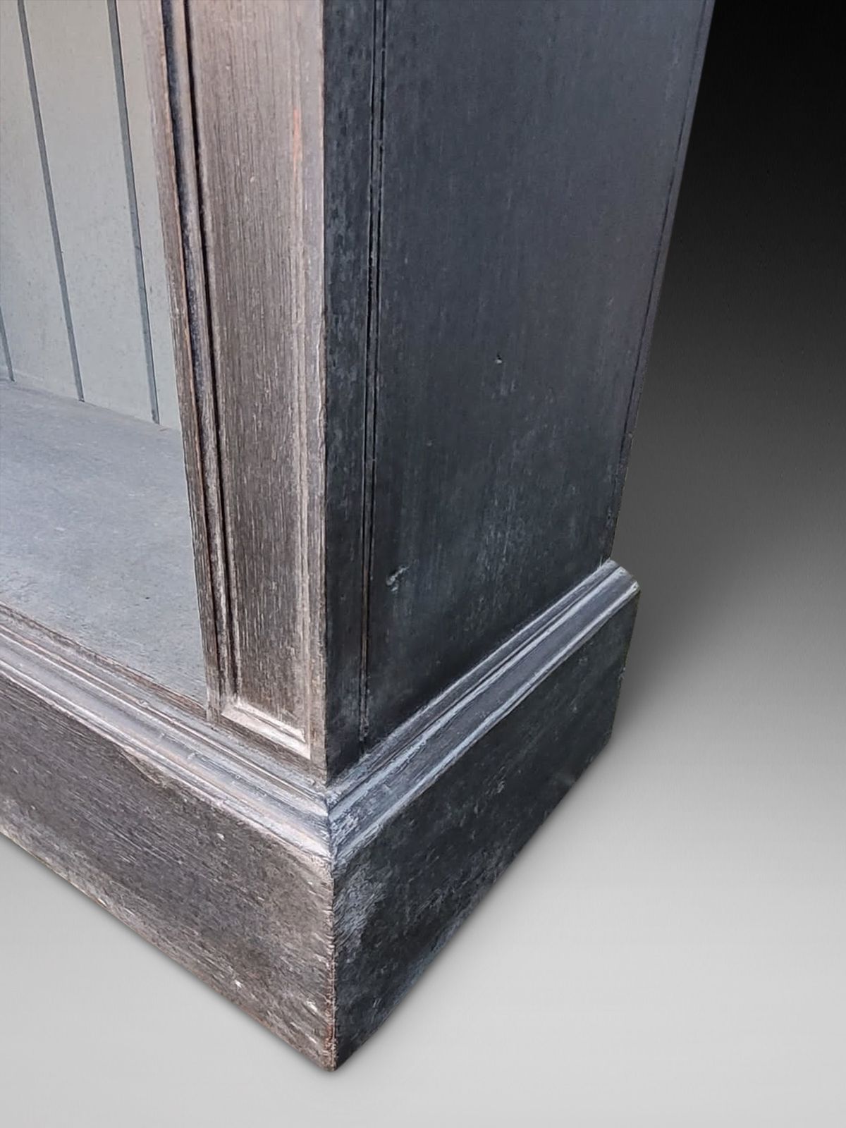 20th C Ebonised Open Bookcase photo for sale