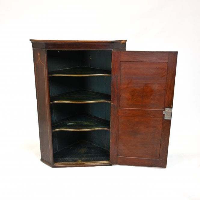 Ct Furniture Collection Antique Georgian Corner Cupboard Cabinet Unit photo furniture