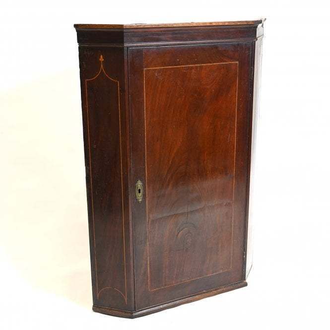 Ct Furniture Collection Antique Georgian Corner Cupboard Cabinet Unit photo for sale