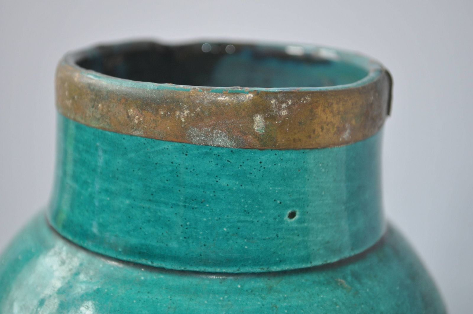 Turquoise Vase, Antique Asian photo buy