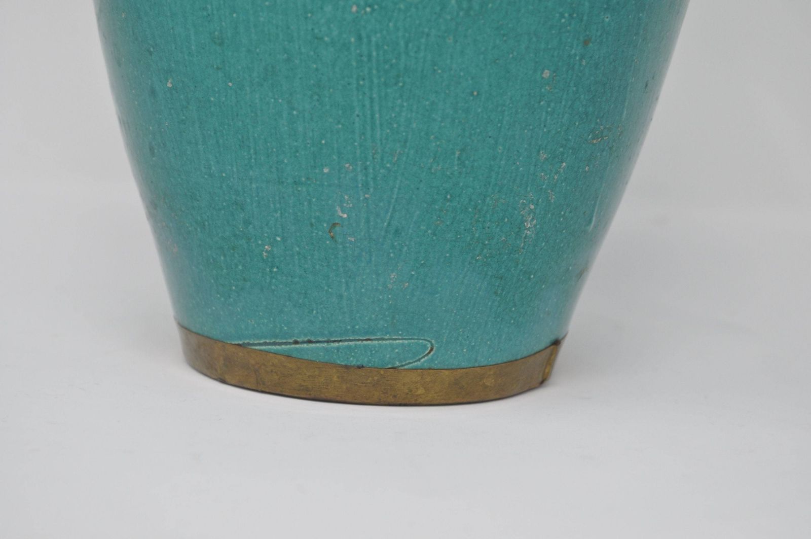 Turquoise Vase, Antique Asian photo vintage