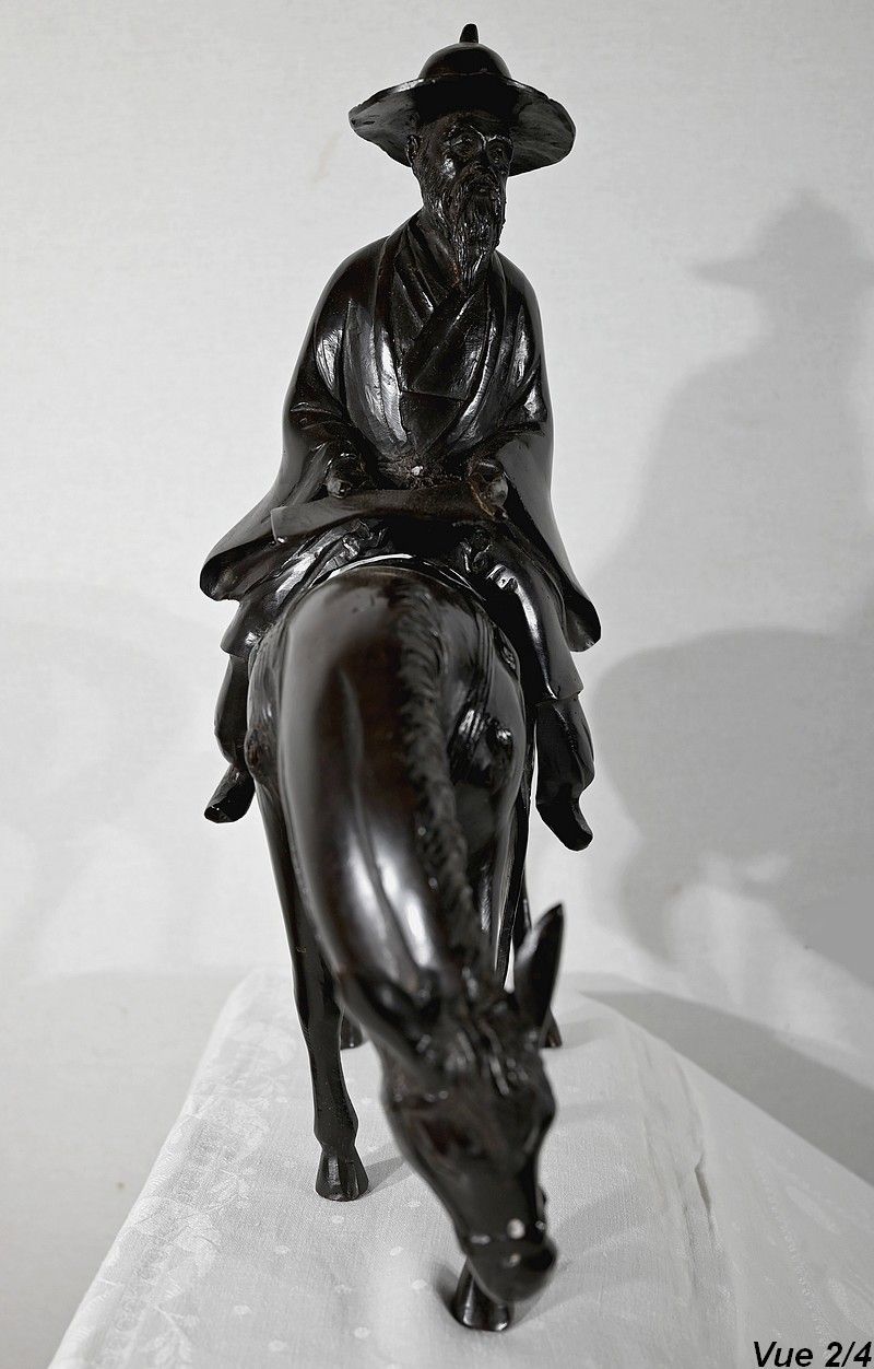 1776.75 “Le Cavalier” Bronze Set, China – Early 20th Century photo