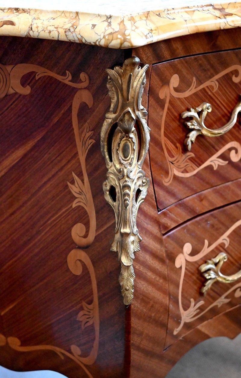Commode Sauteuse En Acajou, Style Transition Louis XIV / Louis XV –Début Xxe photo buy